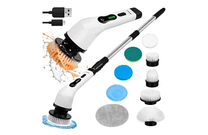 Perie electrică de curățare rotativă - Spin Scrubber + 9 capete