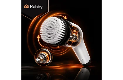 Perie electrică de curățare rotativă - Spin Scrubber + 9 capete