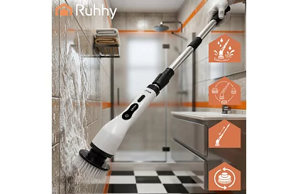 Perie electrică de curățare rotativă - Spin Scrubber + 9 capete