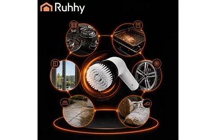 Perie electrică de curățare rotativă - Spin Scrubber + 9 capete