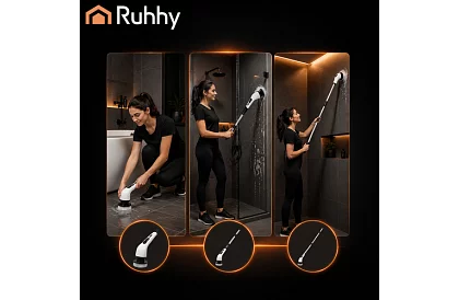 Perie electrică de curățare rotativă - Spin Scrubber + 9 capete