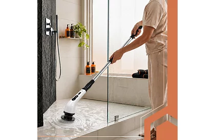 Perie electrică de curățare rotativă - Spin Scrubber + 9 capete