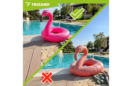 Cercel gonflabil flamingo 102 cm