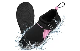 Încălțăminte pentru apă – antiderapantă 5 mm, uscare rapidă – negru-roz, mărimea 38