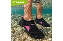 Încălțăminte pentru apă – antiderapantă 5 mm, uscare rapidă – negru-roz, mărimea 38