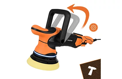 Polish orbital pentru mașină 125 mm – 1000 W + accesorii