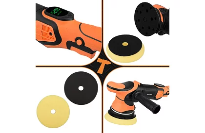 Polish orbital pentru mașină 125 mm – 1000 W + accesorii