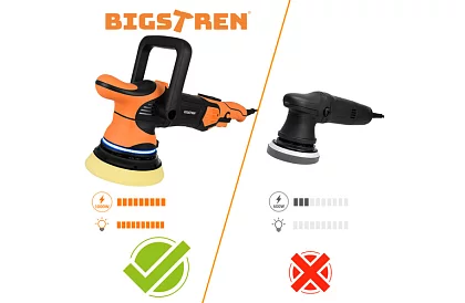 Polish orbital pentru mașină 125 mm – 1000 W + accesorii