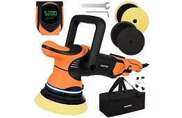 Polish orbital pentru mașină 125 mm – 1000 W + accesorii