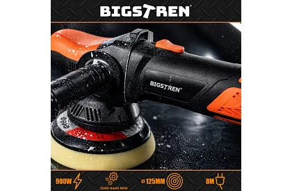 Polish orbital pentru mașină 125/150 mm – 900 W + accesorii