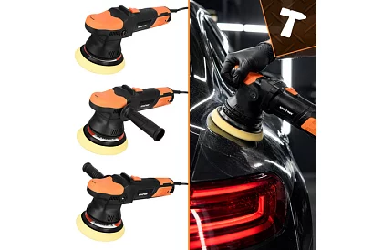 Polish orbital pentru mașină 125/150 mm – 900 W + accesorii