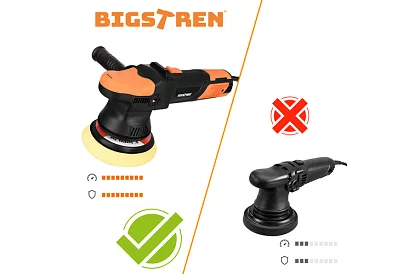 Polish orbital pentru mașină 125/150 mm – 900 W + accesorii