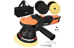 Polish orbital pentru mașină 125/150 mm – 900 W + accesorii