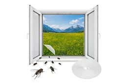 Plasă de țânțari, plasă pentru fereastră 160 × 130 cm – albă