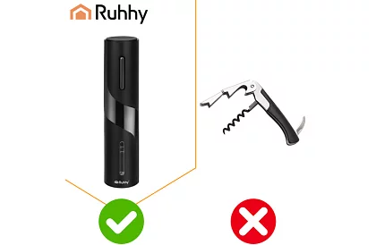 Deschizător electric de vin cu accesorii