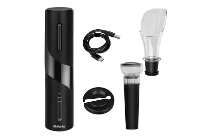 Deschizător electric de vin cu accesorii