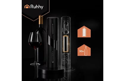 Deschizător electric de vin cu accesorii