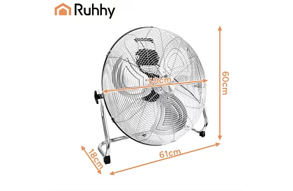 Ventilator 50 cm, 130 W – metalic, 3 viteze
