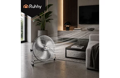 Ventilator 50 cm, 130 W – metalic, 3 viteze