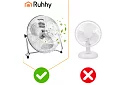 Ventilator 50 cm, 130 W – metalic, 3 viteze