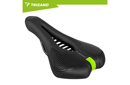 Scaun de bicicletă cu perne 28 × 14 cm – negru