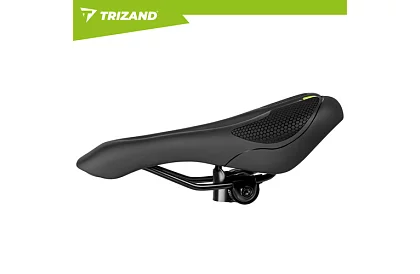 Scaun de bicicletă cu perne 28 × 14 cm – negru