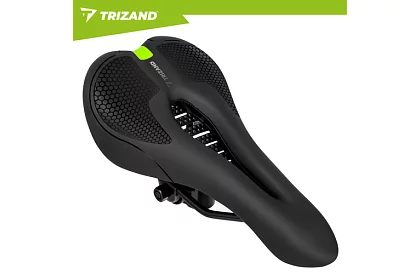 Scaun de bicicletă cu perne 28 × 14 cm – negru