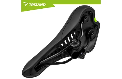 Scaun de bicicletă cu perne 28 × 14 cm – negru