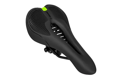 Scaun de bicicletă cu perne 28 × 14 cm – negru