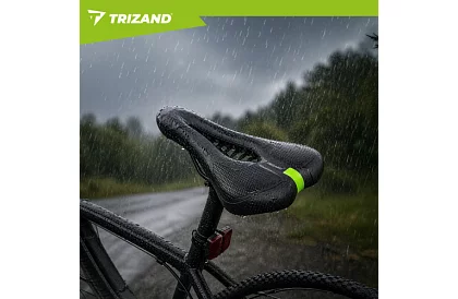 Scaun de bicicletă cu perne 28 × 14 cm – negru