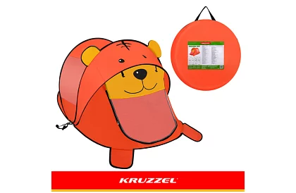 Cort de plajă pentru copii 180 × 95 × 82 cm – auto-întins