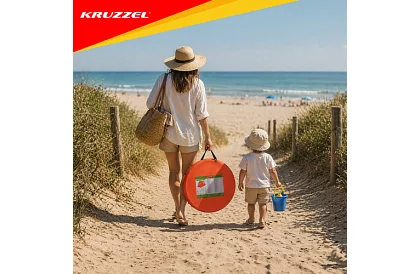 Cort de plajă pentru copii 180 × 95 × 82 cm – auto-întins