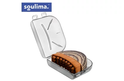 Perie de masaj limfatic pentru față și gât + husă