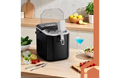 Fabricant de cuburi de gheață 1,2 l – 12 kg / 24 h – negru