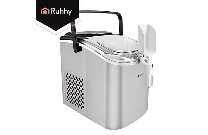 Mașina de făcut cuburi de gheață 1,2 l – 12 kg / 24 h - argintie