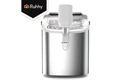 Mașina de făcut cuburi de gheață 1,2 l – 12 kg / 24 h - argintie