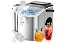 Mașina de făcut cuburi de gheață 1,2 l – 12 kg / 24 h - argintie
