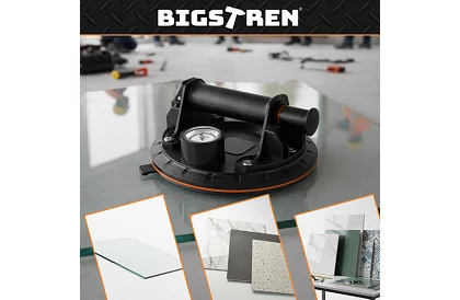 Suport vacuum 2 bucăți în husă pentru plăci, gresie și sticlă – capacitate de încărcare 200 kg