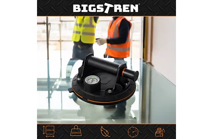 Suport vacuum 2 bucăți în husă pentru plăci, gresie și sticlă – capacitate de încărcare 200 kg