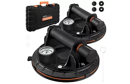 Suport vacuum 2 bucăți în husă pentru plăci, gresie și sticlă – capacitate de încărcare 200 kg