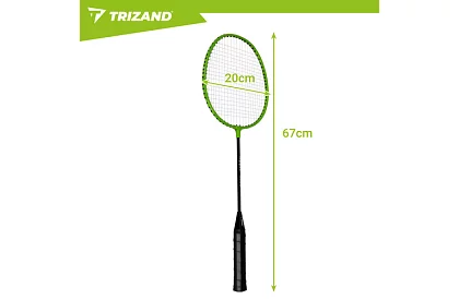 Set de badminton – 2 rachete, 6 petice și o husă