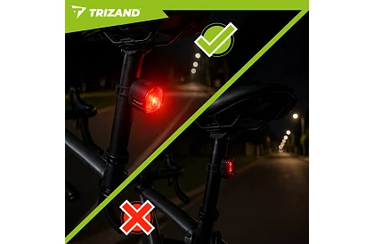 Lampa LED spate pentru bicicletă – 6 moduri, IP66