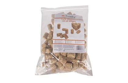 Dopuri de plută pentru sticle 2,2 × 3,3 cm – 100 bucăți