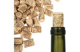 Dopuri de plută pentru sticle 2,2 × 3,3 cm – 100 bucăți