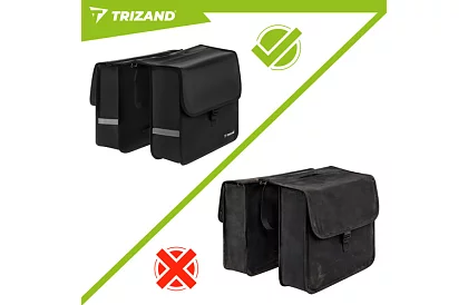 Geantă dublă impermeabilă pentru bicicletă – 28 l