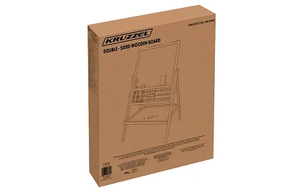 Tablă de lemn dublă pentru copii 6 în 1 + accesorii