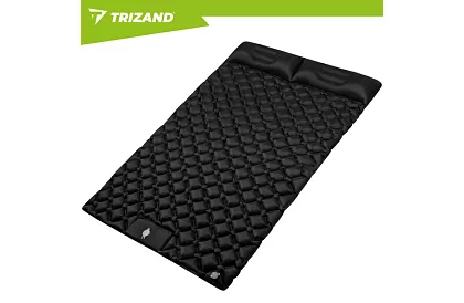 Saltea autoumflătoare pentru doi 120 × 190 cm – neagră