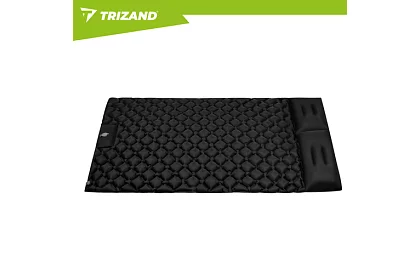 Saltea autoumflătoare pentru doi 120 × 190 cm – neagră