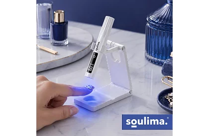Lampă UV portabilă pentru unghii + suport