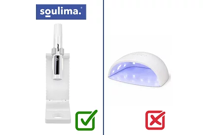 Lampă UV portabilă pentru unghii + suport